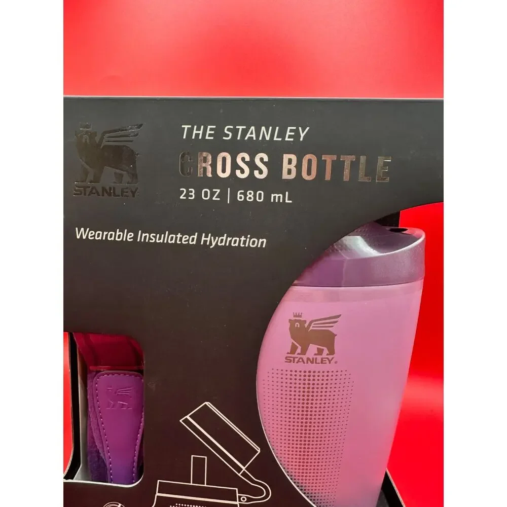 The Stanley Cross Bottle Lilac Wearable Insulate Hydration With Strap 23oz NIB